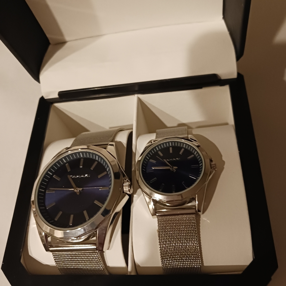 Tahari His and Her Watch Set, NEW IN BOX
